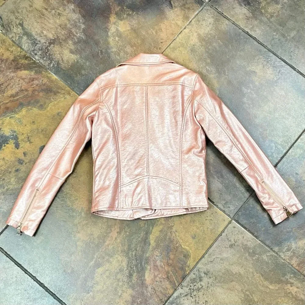 Ci Sono by Cavalini Kids Faux Leather Moto Jacket 8